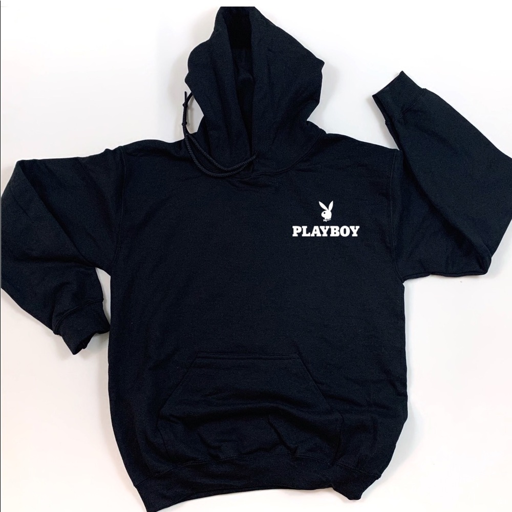 NWOT Black playboy hoodie